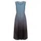 Alquema. Long estrella dress. Blue Steel to Graphite