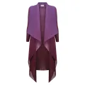 Alquema. Collare coat. Violet Sapphire