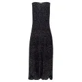 Alquema. Long estrella dress. Leopard. Sort/grå