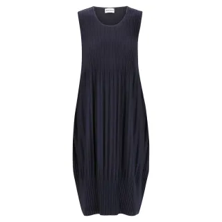 Alquema. Plisse Baby doll dress. Black