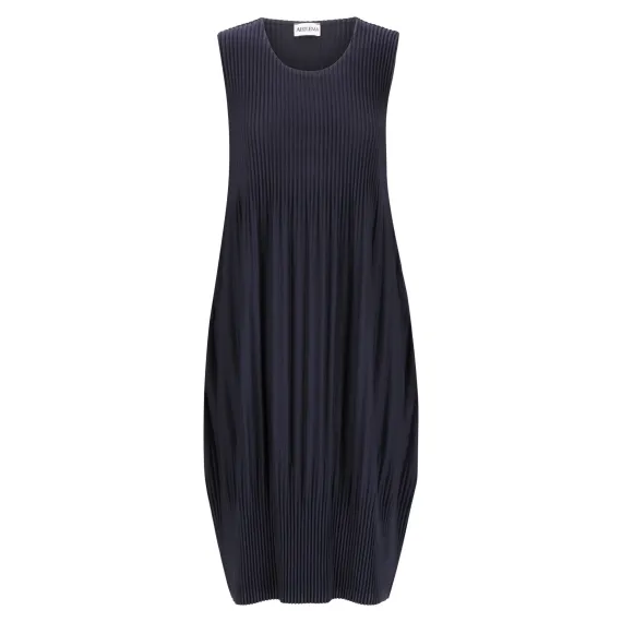 Alquema. Plisse Baby doll dress. Black