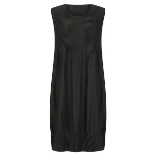 Alquema. Plisse Baby doll dress. Indigo