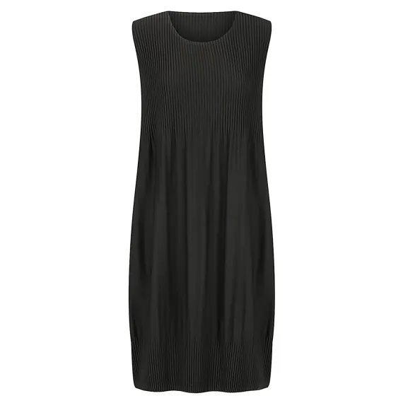 Alquema. Plisse Baby doll dress. Indigo