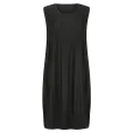 Alquema. Plisse Baby doll dress. Indigo