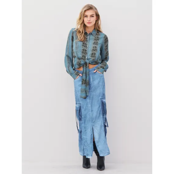 NÜ. ASLA skjorte. Army mix