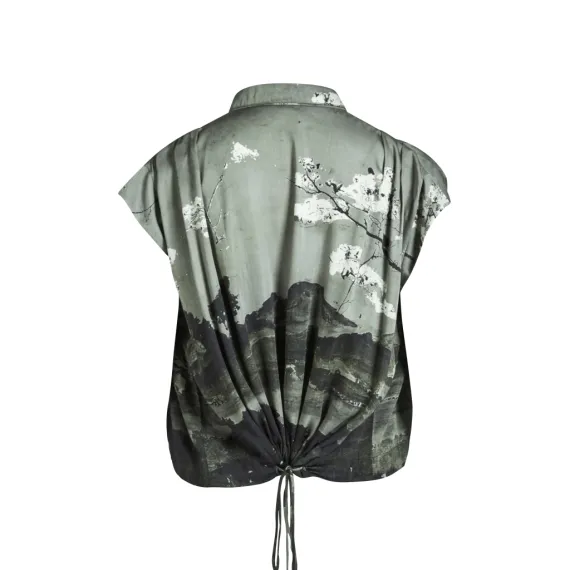 NÜ. ALLI s/s skjorte. Army mix