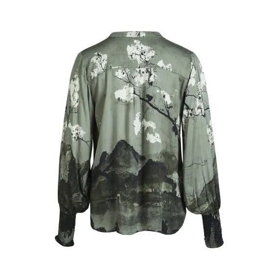 NÜ. ALLI skjorte. Army mix