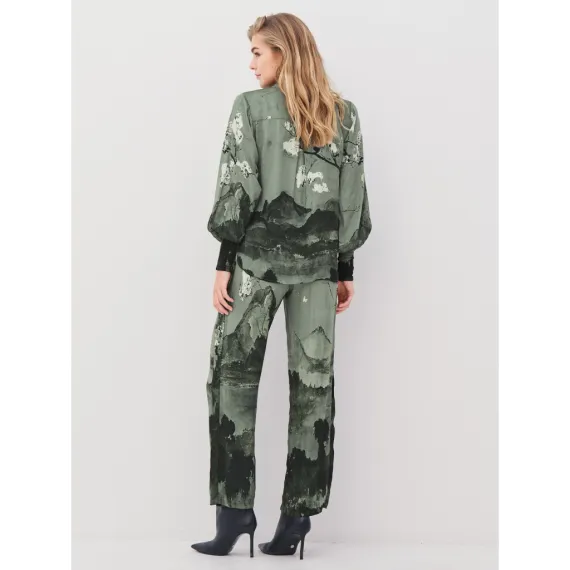 NÜ. ALLI skjorte. Army mix