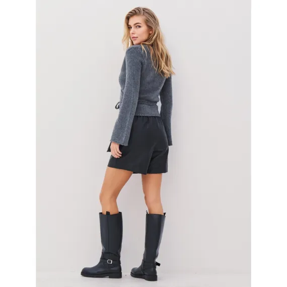 NÜ. ALEXA strikkebluse. Grey