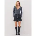 NÜ. ALEXA strikkebluse. Grey
