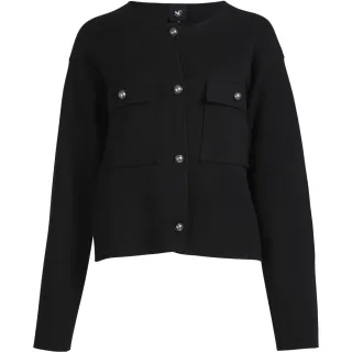 NÜ. ADEA strikkejakke. Svart