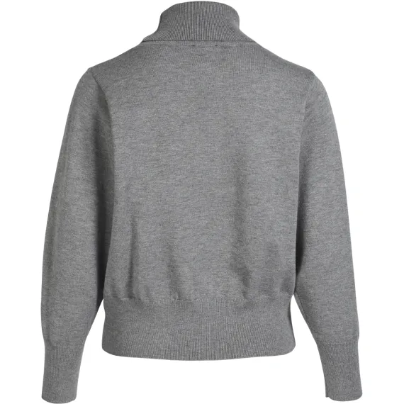 NÜ. ADEA strikkebluse. Grey mix