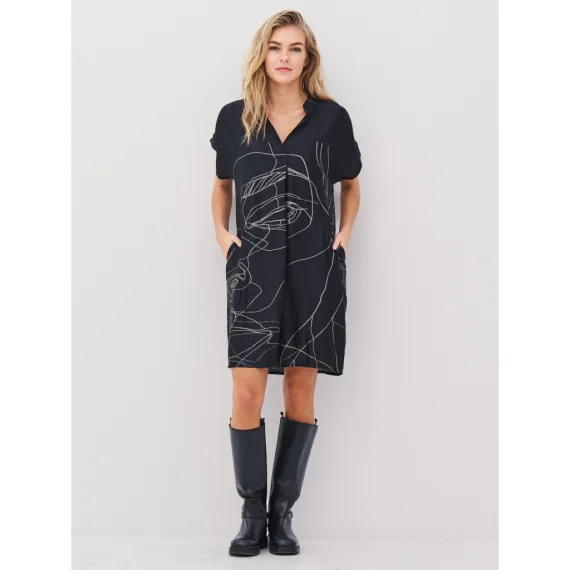 NÜ. ABBI tunika. Black mix