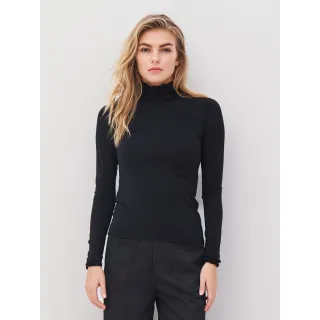 NÜ. ADELE høyhalset  t-skjorte. Svart