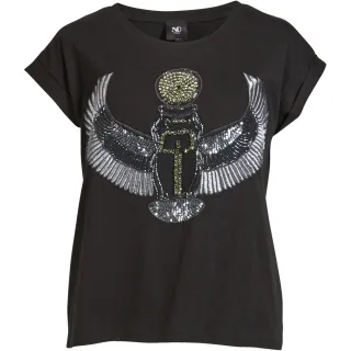 NÜ. ALISE T-skjorte. Grey mix