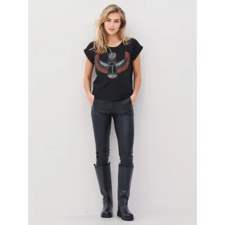 NÜ. ALISE T-skjorte. Brown mix