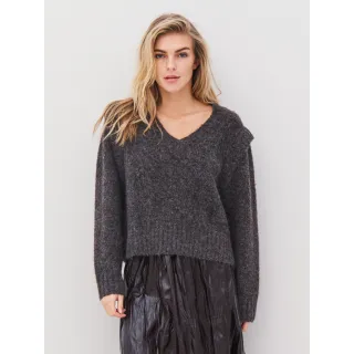 NÜ. AGNES strikket genser. Brown