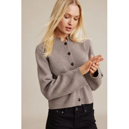 Sibin Linnebjerg. Sena cardigan. Dark sand