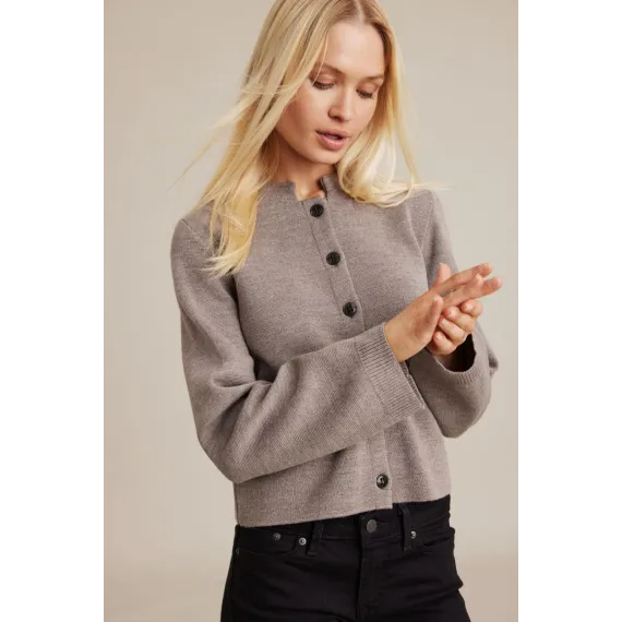 Sibin Linnebjerg. Sena cardigan. Dark sand