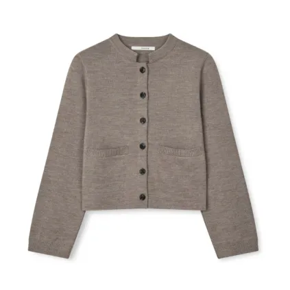 Sibin Linnebjerg. Sena cardigan. Dark sand