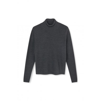 Sibin Linnebjerg. Dark sand.Eliza. Merino blend.