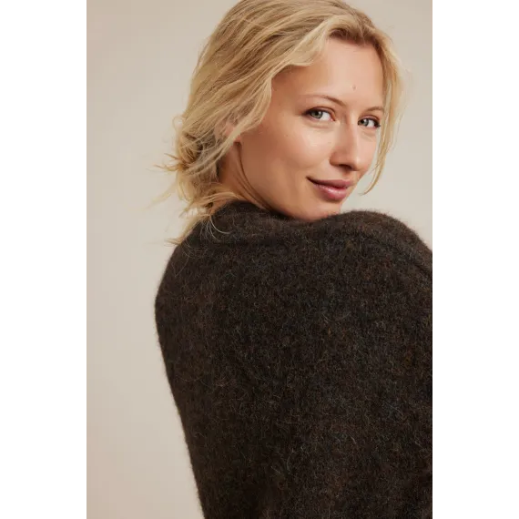 Sibin Linnebjerg. EMILIE cardigan. Brown