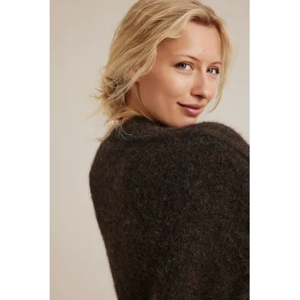 Sibin Linnebjerg. EMILIE cardigan. Brown
