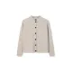 Sibin Linnebjerg. DELL cardigan. Light melange grey