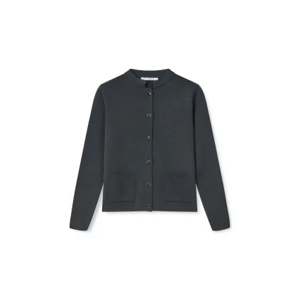 Sibin Linnebjerg. DELL cardigan. Solid grey