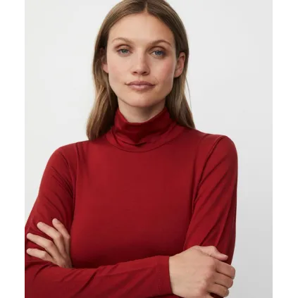 Masai. Brooklyn Jersey Topp. Red dahlia