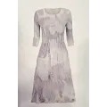 Alquema. 3/4 Sleeve Smash Pocket Dress. Lyric blues