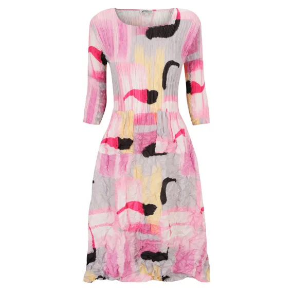 Alquema. Smash Pocket Dress. Flamingos
