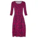 Alquema. Smash Pocket Dress. Pink Leopard