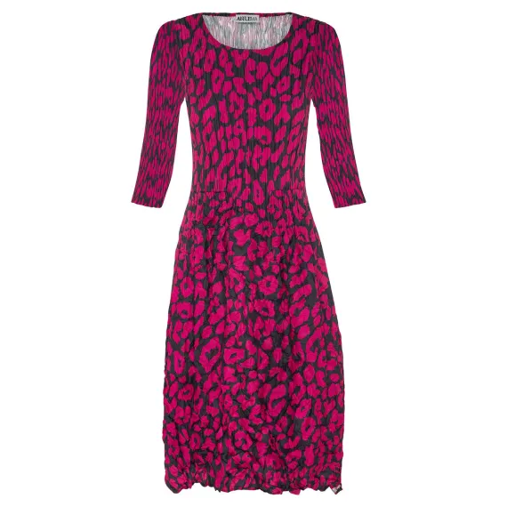 Alquema. Smash Pocket Dress. Pink Leopard