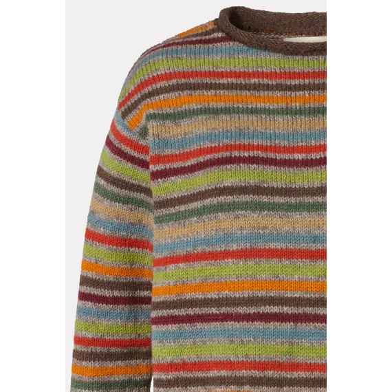 Himalaya. Iris. Stripet ullgenser. Multicol.