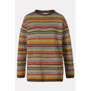 Himalaya. Iris. Stripet ullgenser. Multicol.