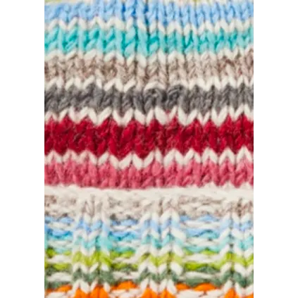 Himalaya. Iris. Stripet ull-lue. Multicol.