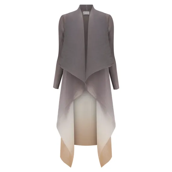 Alquema. Collare coat. Storm de blanc