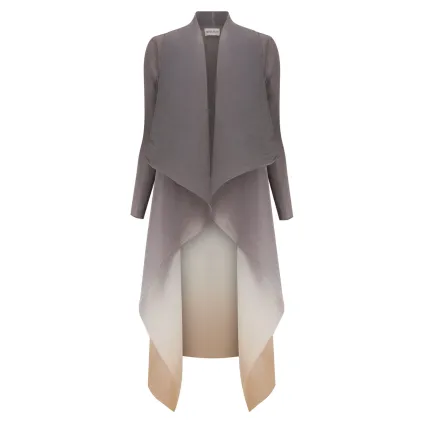 Alquema. Collare coat. Storm de blanc