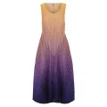 Alquema. Long estrella dress. Honey Gold Astral