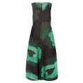 Alquema. Long estrella dress. Forest rose