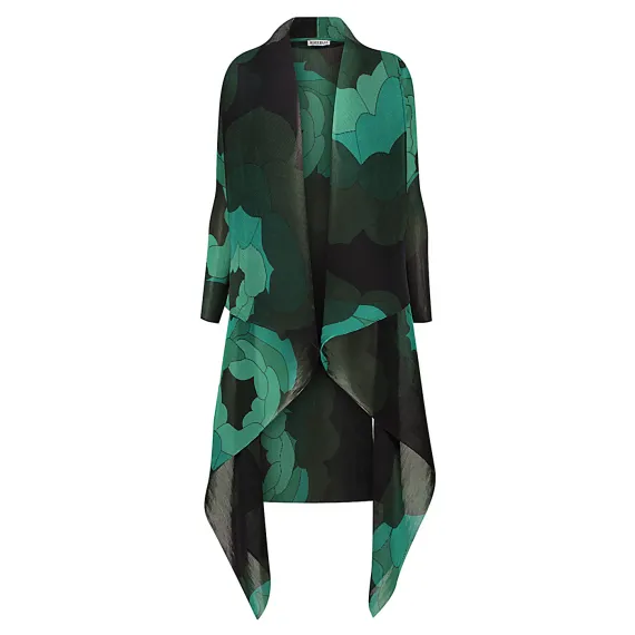 Collare coat. Blossom ombre