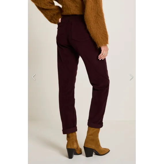 Para Mi. Bobby. Ribcord. Burgundy red