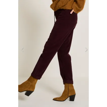 Para Mi. Bobby. Ribcord. Burgundy red