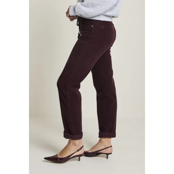 Para Mi. Bobby. Vintage Corduroy. Burundy red