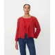 Masai, Julitta cardigan. Scarlet sage