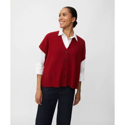 Masai, Lucanne Cardigan.Red Dahlia