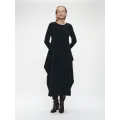 Jane Lushka.  Isabel dress LS technical jersey Black