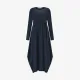 Jane Lushka. ARMY GREEN Isabel dress LS technical jersey.