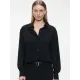 Jane Lushka.Ivona blouse technical jersey. Black
